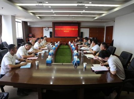 陳印輝與水電九局總經理肖進城交流座談